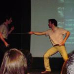 Cascade cinéma à l'épée